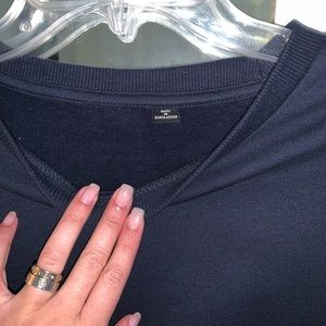Navy blue pullover